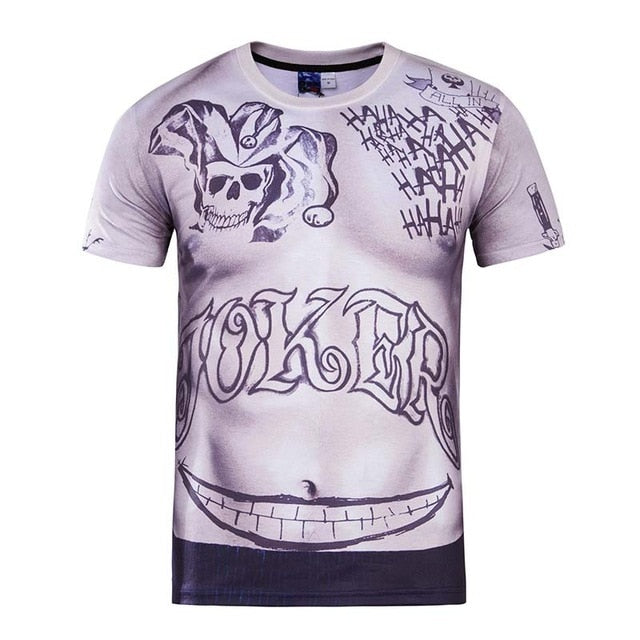 Joker tattoo T shirt