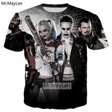 Load image into Gallery viewer, Harley Quinn JokerBlue Tshirt Boys T shirt