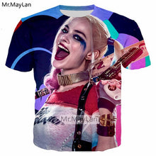 Load image into Gallery viewer, Harley Quinn JokerBlue Tshirt Boys T shirt